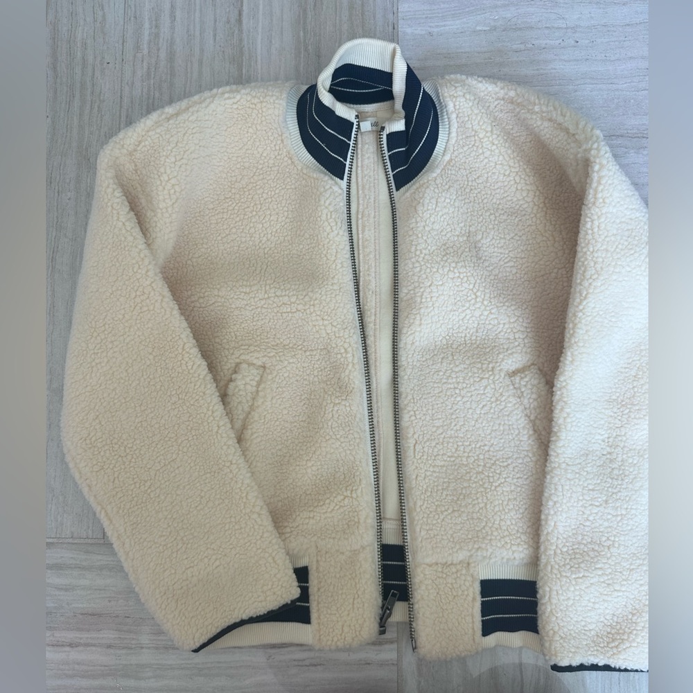 Madewell shearling jacket XXS
